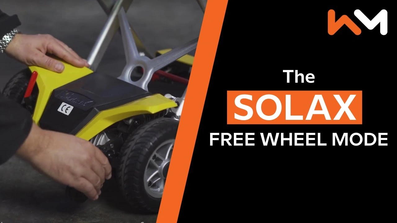 How to engage the free-wheel mode on your Solax Travel Scooter