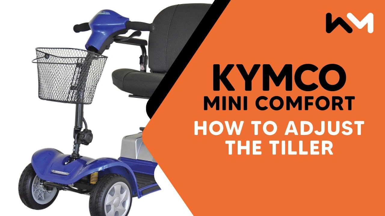 Kymco Mini Comfort - Adjusting the tiller